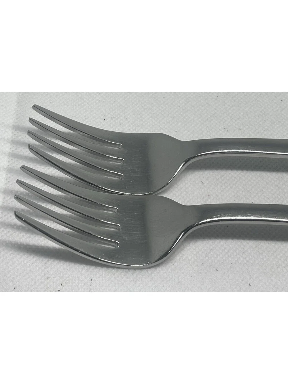 (2) Ralph Lauren 1998 BOATHOUSE Stainless Anchor Salad Fork Lot ~ 6.75”